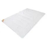 Künsemüller Cashmere Bettdecke, normal 155 x 220 cm Edles Himalaya-Kaschmir - Weiß