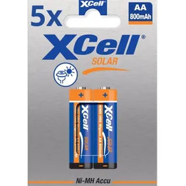XCell 10x XCell Solar Akkus X800AA Mignon Ni-MH 1,2V 800mAh (5x 2er Blister)