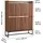 Vevor Schuhkipper 80 x 24 x 100 cm Braun / Braun