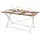 INDA-EXCLUSIV Gartentisch klappbar 120 x 70 x 74 cm Akazie