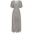 VIVANCE Maxikleid Blümchen grau 42