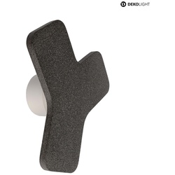 Deko-Light Wandaufbauleuchte YPSILON, 220-240V AC/50-60Hz, 4W, grau D-620135