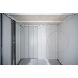 Biohort Innenverkleidung Gerätehaus Neo 1C Doppeltür 292 x 222 cm Weiß