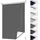 smartdemo Verdunklungsrollo Thermorollo Klemmfix 95 x 160 cm Dunkelblau