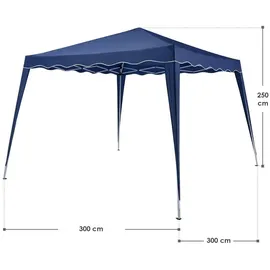 Juskys Faltpavillon Vivara 3 x 3 m blau