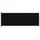 vidaXL Seitenmarkise 220 x 600 cm Schwarz Polyester