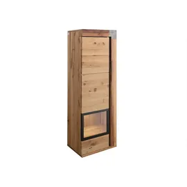 MASSIVMOEBEL24.DE Vitrine 47 x 35 x 142 cm Natur Geölt