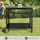 Royal Gourmet Beistelltisch 85 x 50 cm wetterfest schwarz