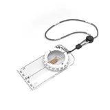 Silva Spike Jet Classic Kompass - Clear / White - One Size