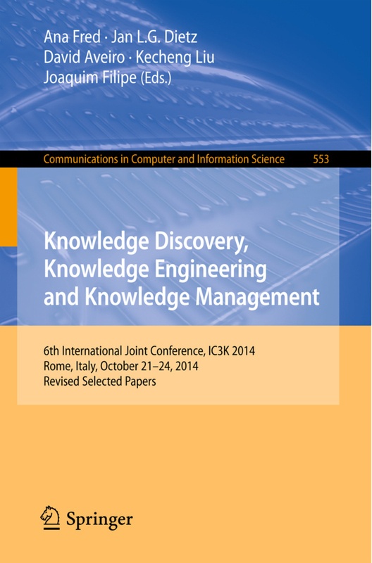 Knowledge Discovery, Knowledge Engineering And Knowledge Management, Kartoniert (TB)