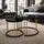 lookway Couchtisch LORI MIX II Gold Holzwerkstoff 70 x 48 x 70 cm