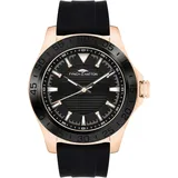 FYNCH-HATTON FYNCH HATTON Herren Analog Quarz Uhr mit Silikon Armband FHT-0017-PQ