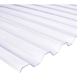 PVC-Wellplatte Trapez 200 x 90 cm transparent