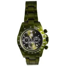 Light Time Armbanduhr Damen Herren Aluminium Grün L133GRE