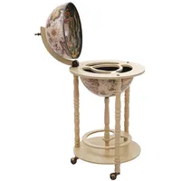 MCW Globusbar D83 Weinregal 45 x 100 x 66 cm Beige