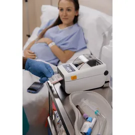 Zebra Technologies Zebra ZD611-HC, 8 Punkte/mm (203dpi), USB, BT (BLE), Ethernet, EPLII, ZPLII, Kit (USB), weiß