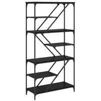 VidaXL Bücherregal 91 x 36 x 176 cm Schwarz
