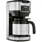Medion MD11019 Thermos Kaffeemaschine silber