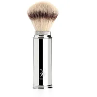 MÜHLE Reiserasierpinsel Travel Silvertip Fibres silver