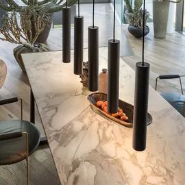 Ideal Lux Look in schmaler Form, schwarz
