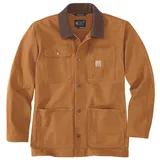CARHARTT Duck Loose Fit Chore Jacke - Braun - M