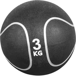 Medizinball Schwarz/Silber 1-10 KG SCHWARZ|silber 3kg