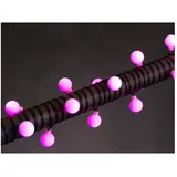 VELLEMAN V-CUR-08-A-12V-RGB-BW-S Lichterkette 8 M 16 Rgb-leds - Schwarzes Kabel - 12 V