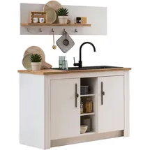 OTTO home KS-Westminster Kochfeld Unterschrank Breite 130 cm weiß