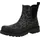 Verbenas Lua Mate Animal - Damen Chelsea Boots - Black-Leo-Black, Größe:37 EU - 37