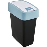 keeeper Abfallbehälter mit Flip-Deckel, Soft Touch, 10 l, Magne, Nordic Blue