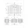 TIMBELA Gartenhaus M389+M389G 2 x 2,06 m Beige