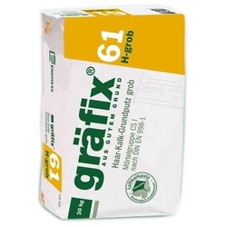 gräfix 61 Haar grob Haar-Kalk-Grundputz - 30 kg Sack