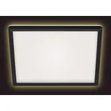Briloner LED Panel Slim 29,3 cm, schwarz, ultraflach CCT