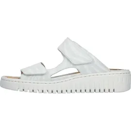 WALDLÄUFER Pantolette H-Willow weiß-kombi. 38