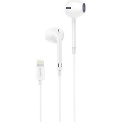 Foneng T28 Wired Earphones, Lightning, Remote Control (White), Kopfhörer