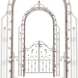 CLP Rosenbogen Grenada  mit Eingangspforte 100 x 200 x 50 cm Antik Braun