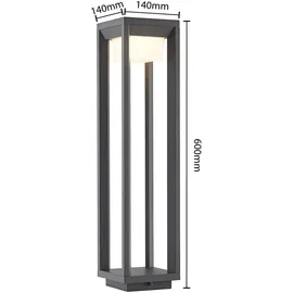 PRIOS LED Außenleuchte Gamion aus Aluminium von