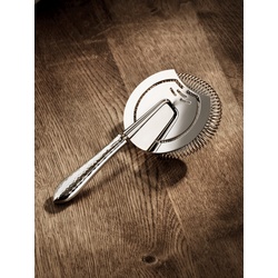 Robbe Berking Martelé Cocktailstrainer 150g Massiv-Versilberung