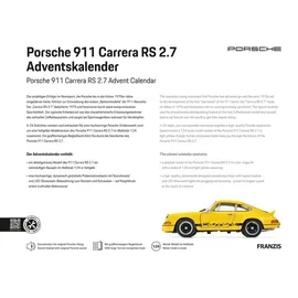 Franzis Porsche 911 Carrera RS 2.7 Adventskalender Hellgelb