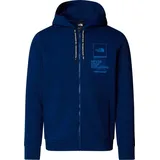 The North Face Herren Kapuzensweat Blanca Peak Fz Estate Blue Xxl
