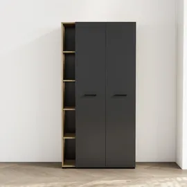 OTTO home Moid Computerschrank 88 x 174,6 x 41,5 cm Schwarz