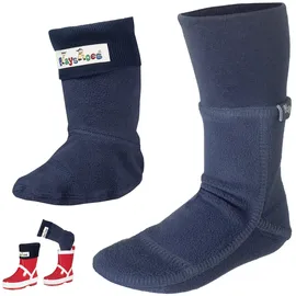 Playshoes Fleece-Stiefel-Socke Blau 22