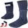 Playshoes Fleece-Stiefel-Socke Blau 22