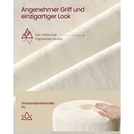VASAGLE Sitzhocker, Schminkstuhl, höhenverstellbar,