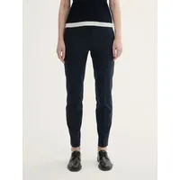 Tom Tailor Damen Mia Slim Fit Hose mit rückseitig elastischem Bund Dunkelblau, 36/30