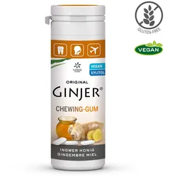 Ingwer Ginjer Kaugummis Honig 30 g Kaugummi