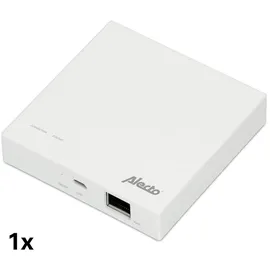 Alecto SMART-SMOKE10 SET 4 - Starterset Smart Zigbee Verbindungsstück mit 3 Smart Zigbee Rauchmeldern,