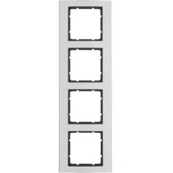 Berker 10143004, Aluminium, Anthrazit, Aluminium, Schraubenlos, Berker, Matte, 1