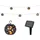 Lumineo Lichterkette Kunststoff 175 cm inkl. LED-Lampe schwarz