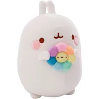 NICI 61165 Kuscheltier MOLANG mit Regenbogenblume 24cm in